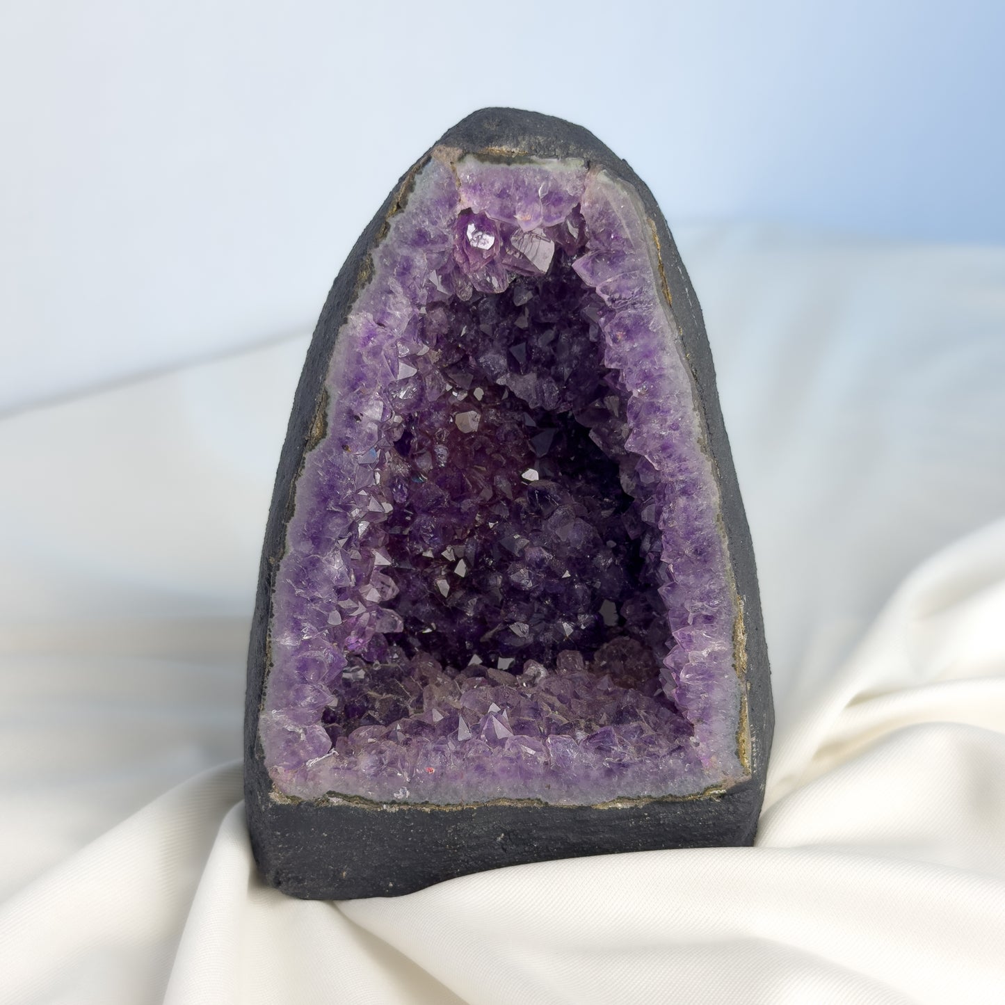 Natural Amethyst Cluster Raw Geode for Calm & Negative Energy Cleansing