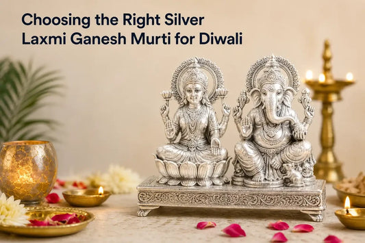 Choosing the Right Silver Laxmi Ganesh Murti for Diwali