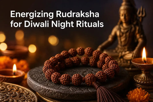 Energizing Rudraksha for Diwali Night Rituals