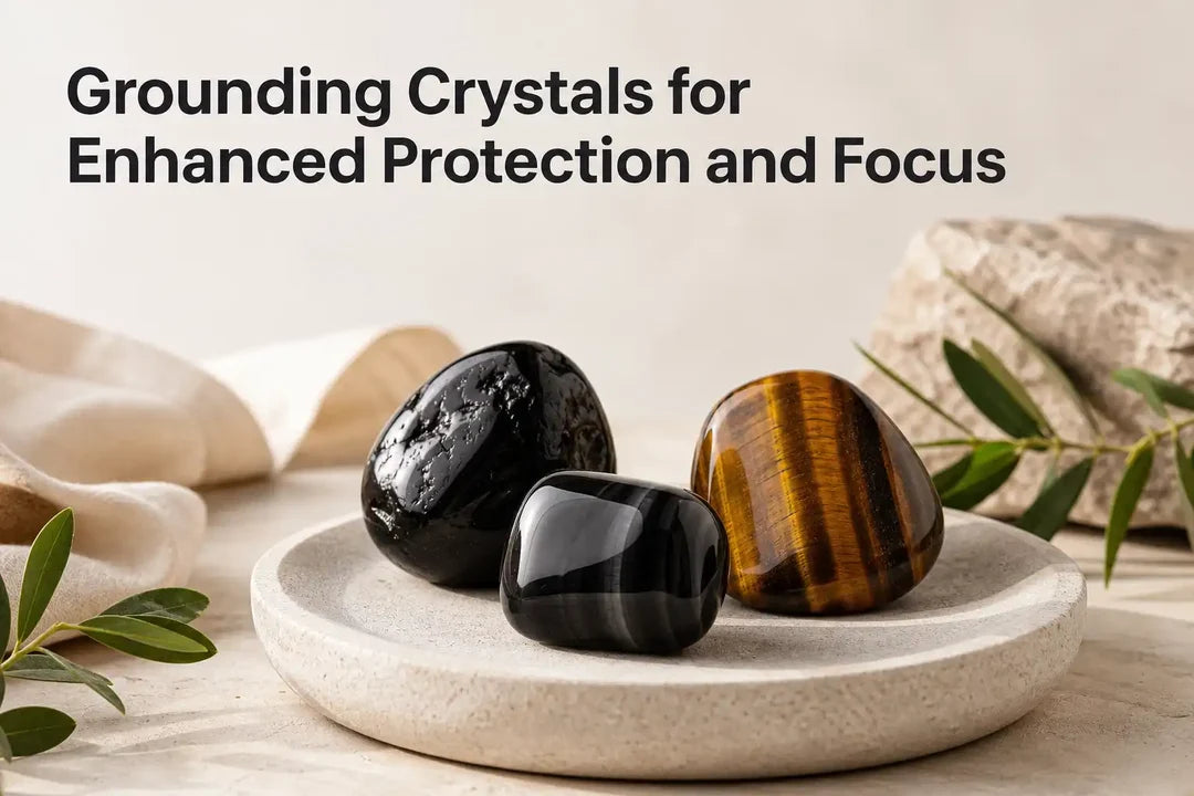 Grounding Crystals for Enhanced Protection and Focus