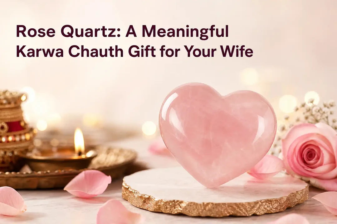 Rose Quartz A Meaningful Karwa Chauth Gift for Your Wife