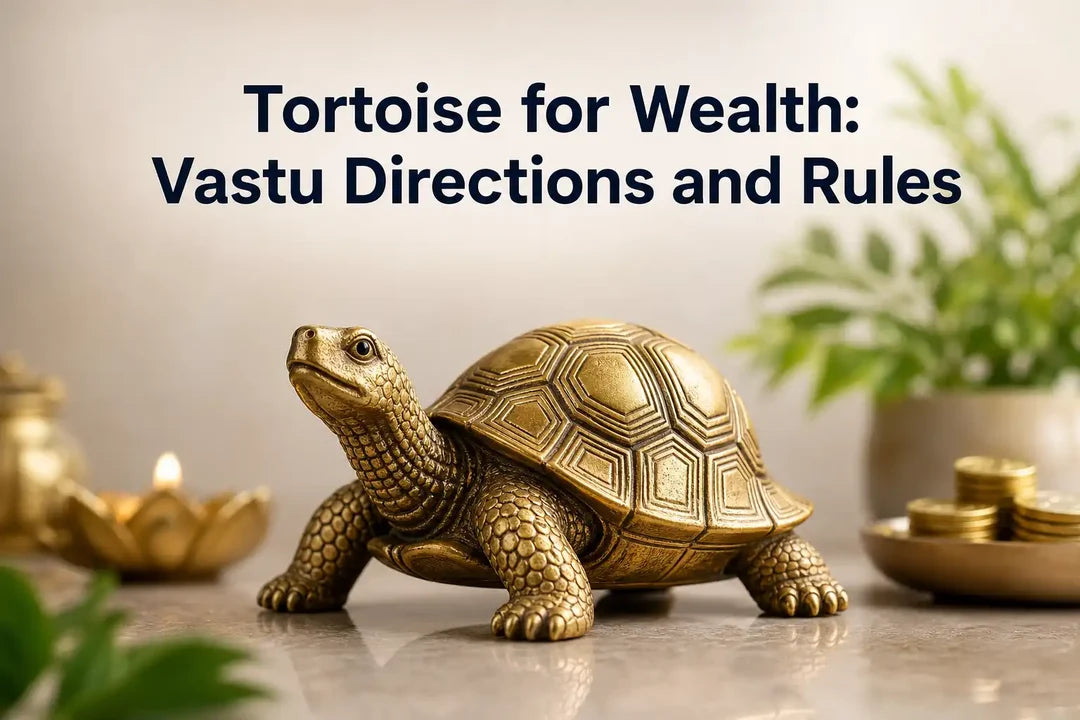 Tortoise for Wealth Vastu Directions and Rules