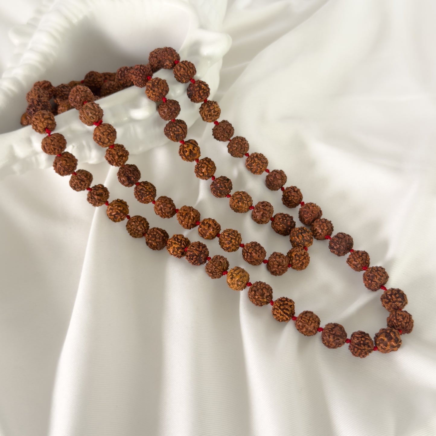 5 Mukhi Rudraksha Mala – 108+1 Beads (Small 5mm) | Java