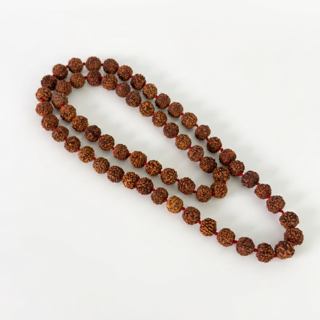 5 Mukhi Rudraksha Mala – 108+1 Beads (Small 5mm) | Java