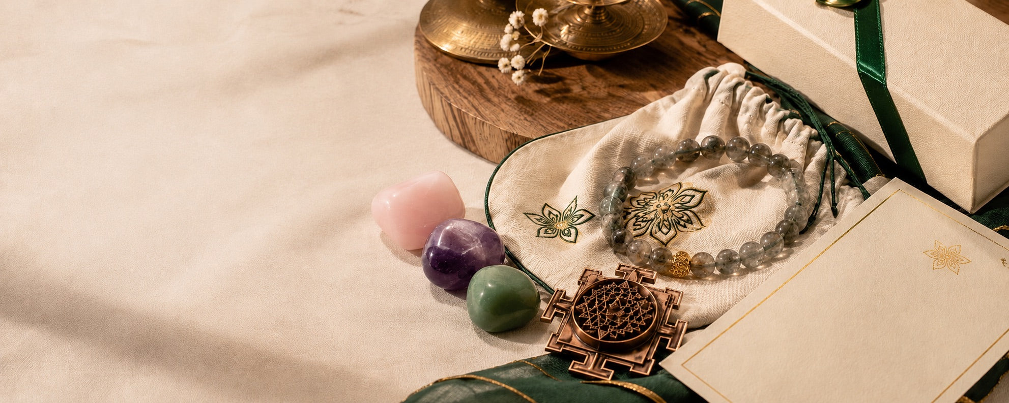 Ratna Rituals crystals, bracelets and ritual tools