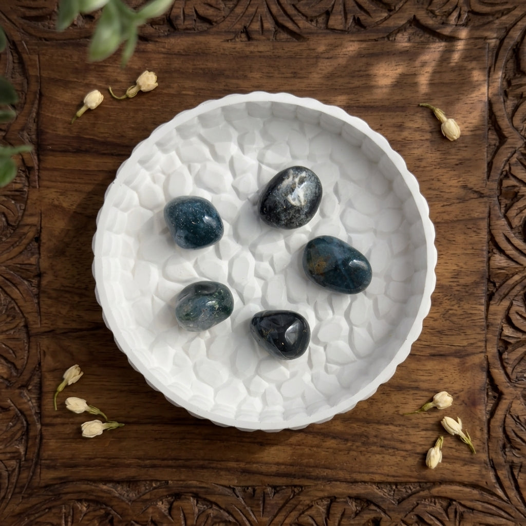 Moss Agate Tumble Stone – Natural Crystal