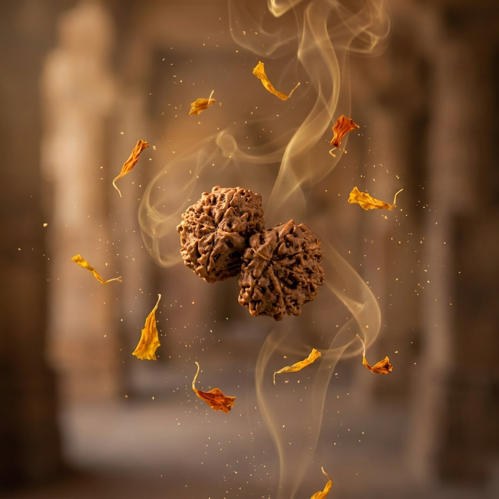 Gauri Shankar Rudraksha – Naturally Joined Beads | Java, Indonesia