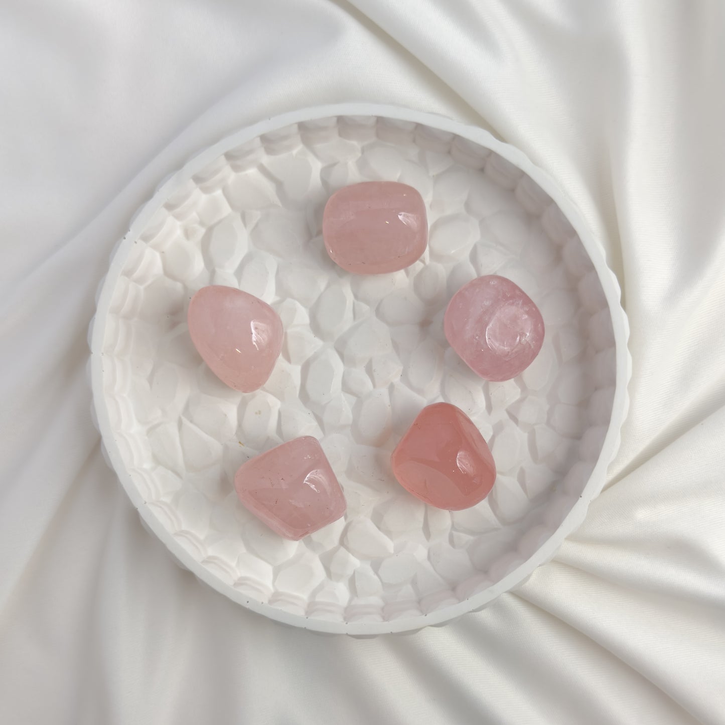 Rose Quartz Tumble Stone – Natural Love Crystal