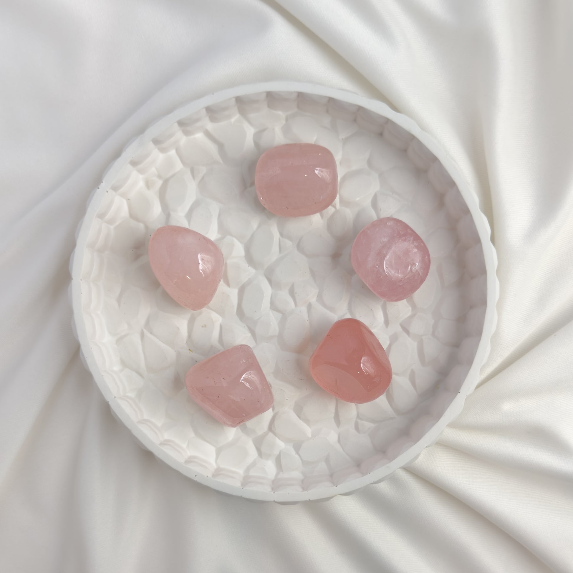 Rose Quartz Tumble Stone – Natural Love Crystal