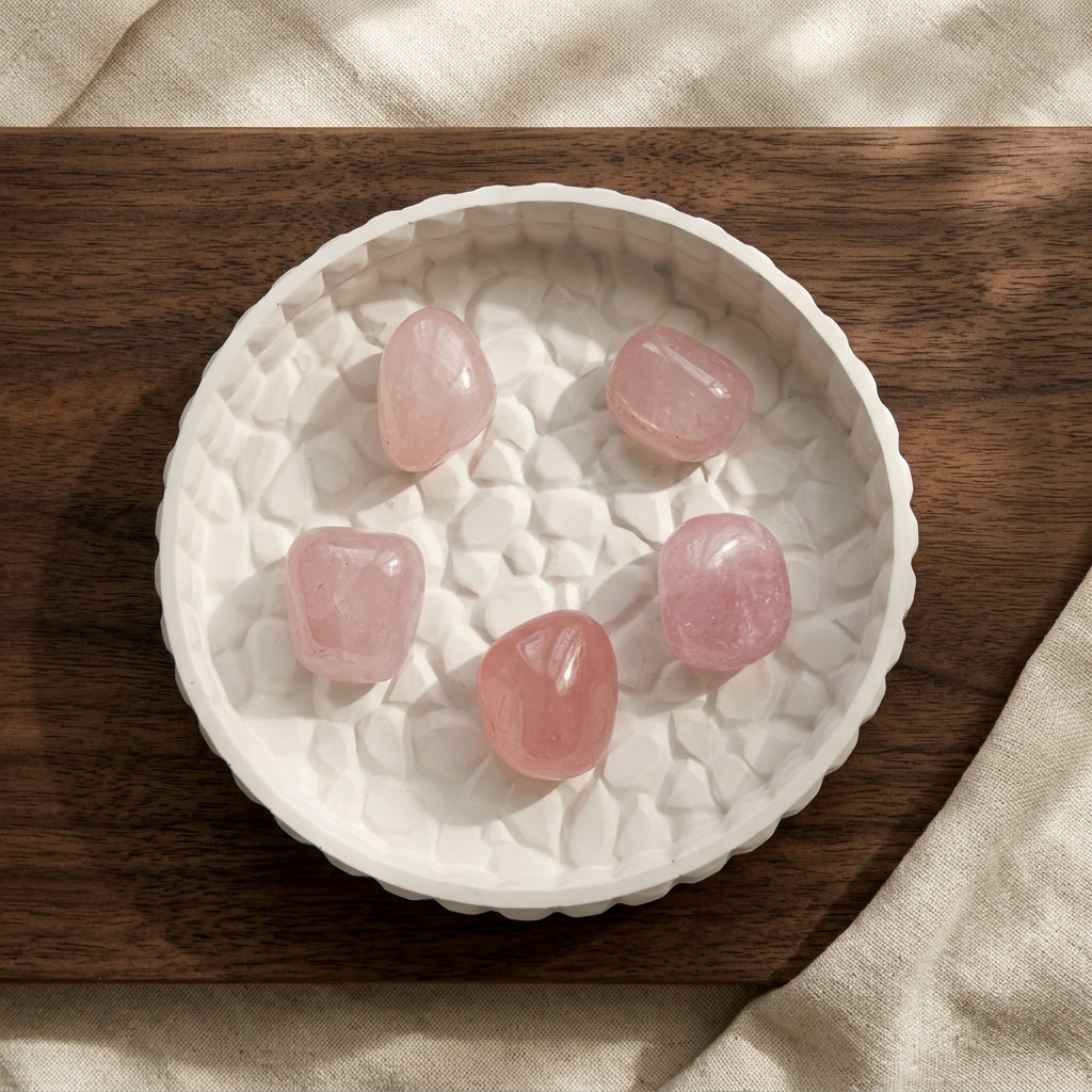 Rose Quartz Tumble Stone – Natural Love Crystal