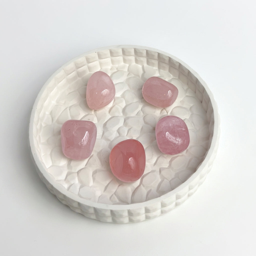 Rose Quartz Tumble Stone – Natural Love Crystal