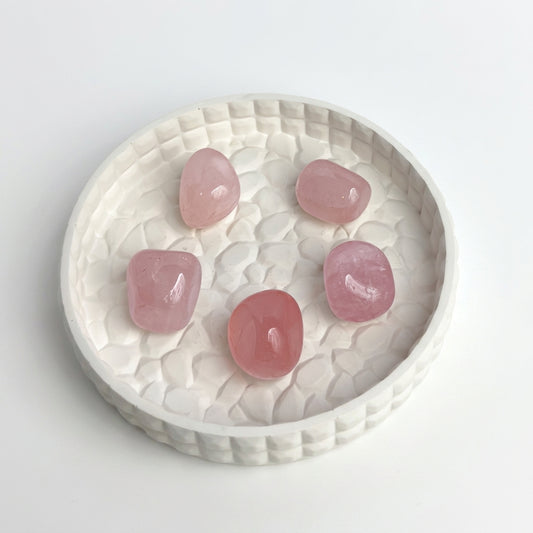 Rose Quartz Tumble Stone – Natural Love Crystal