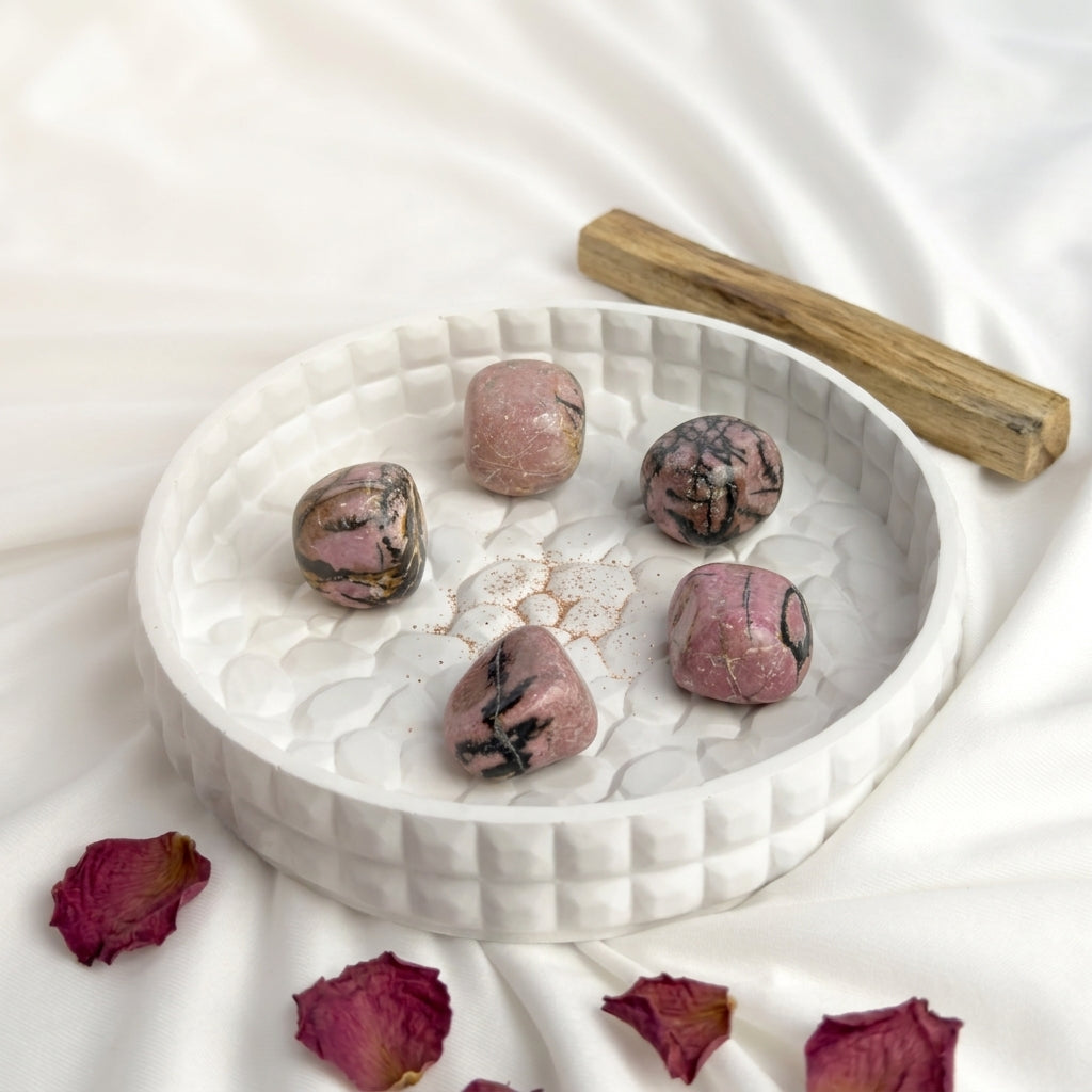 Rhodonite Tumble Stone – Natural Crystal