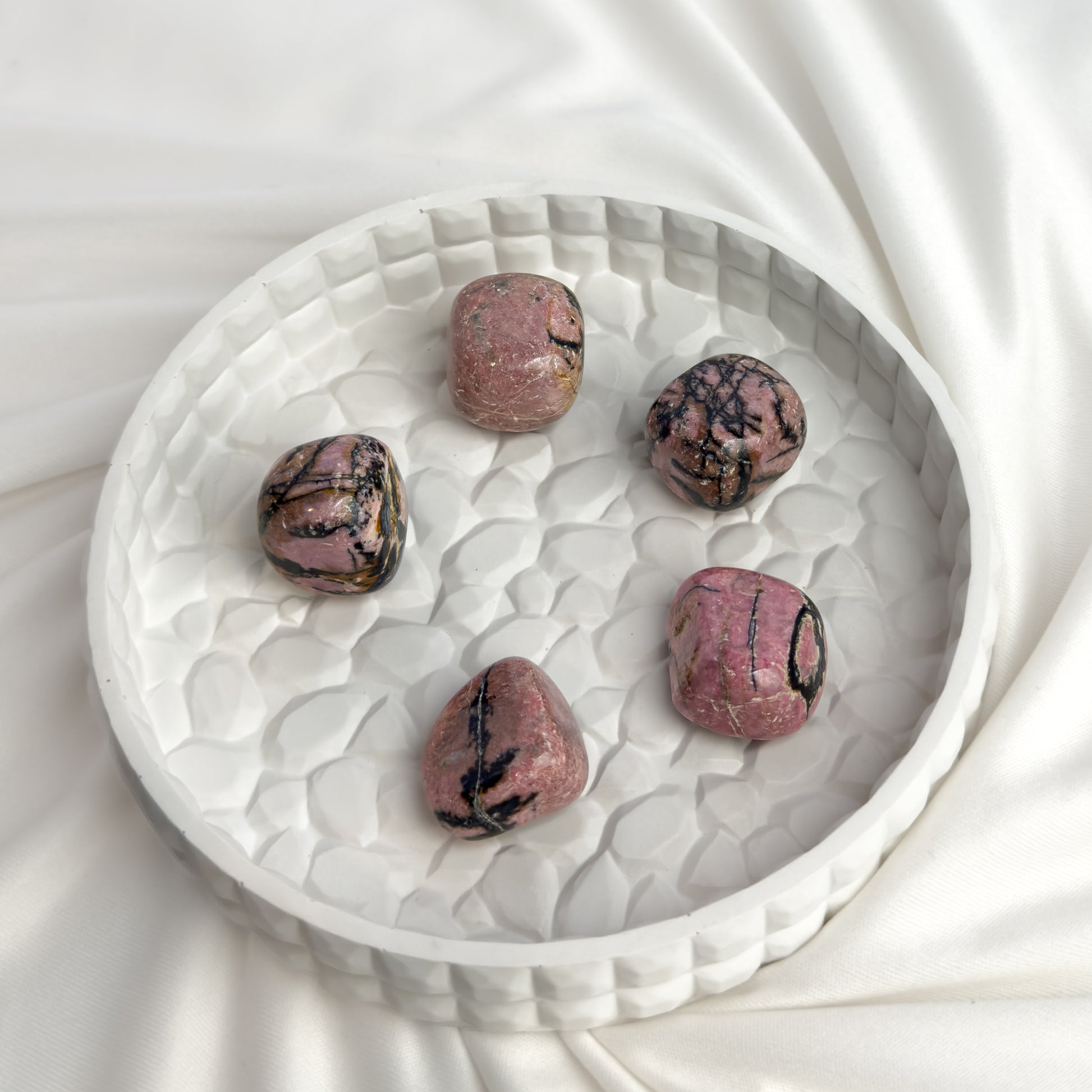 Rhodonite Tumble Stone – Natural Crystal