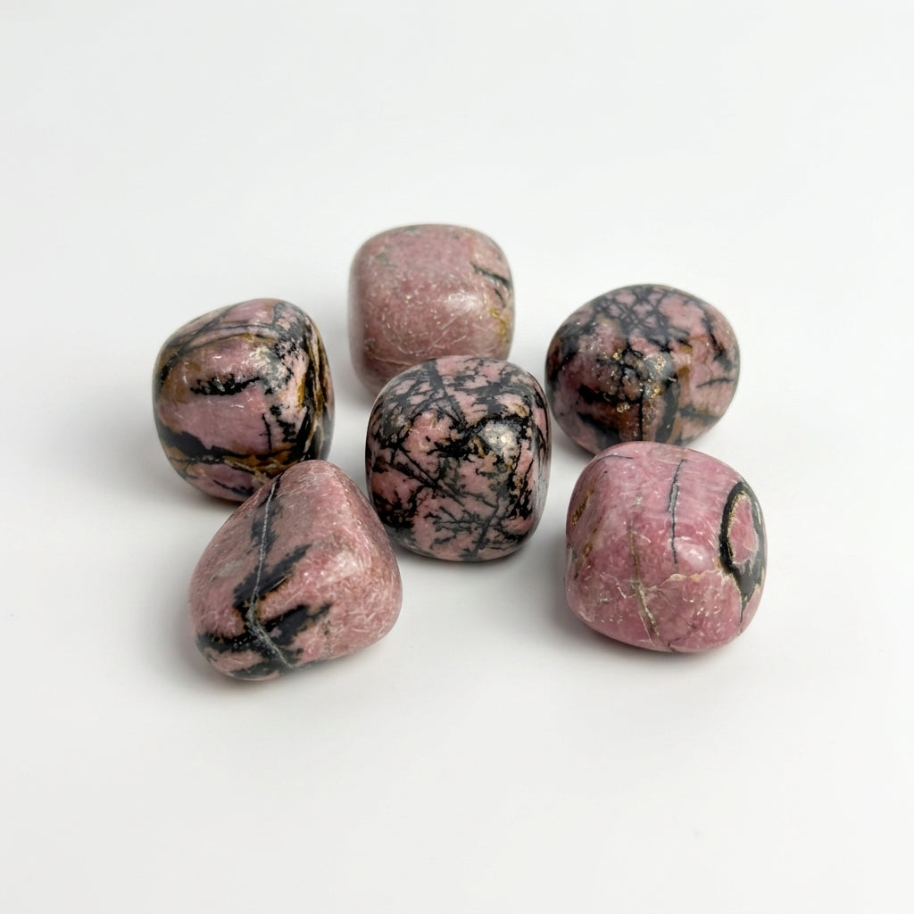 Rhodonite Tumble Stone – Natural Crystal