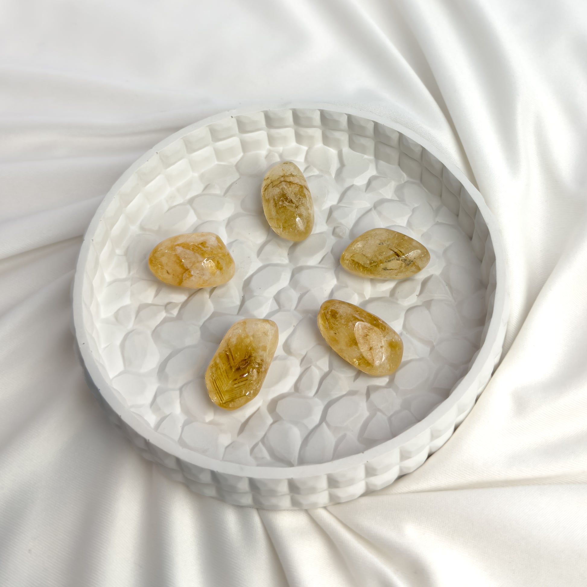 Citrine Tumble Stone – Natural Wealth Crystal