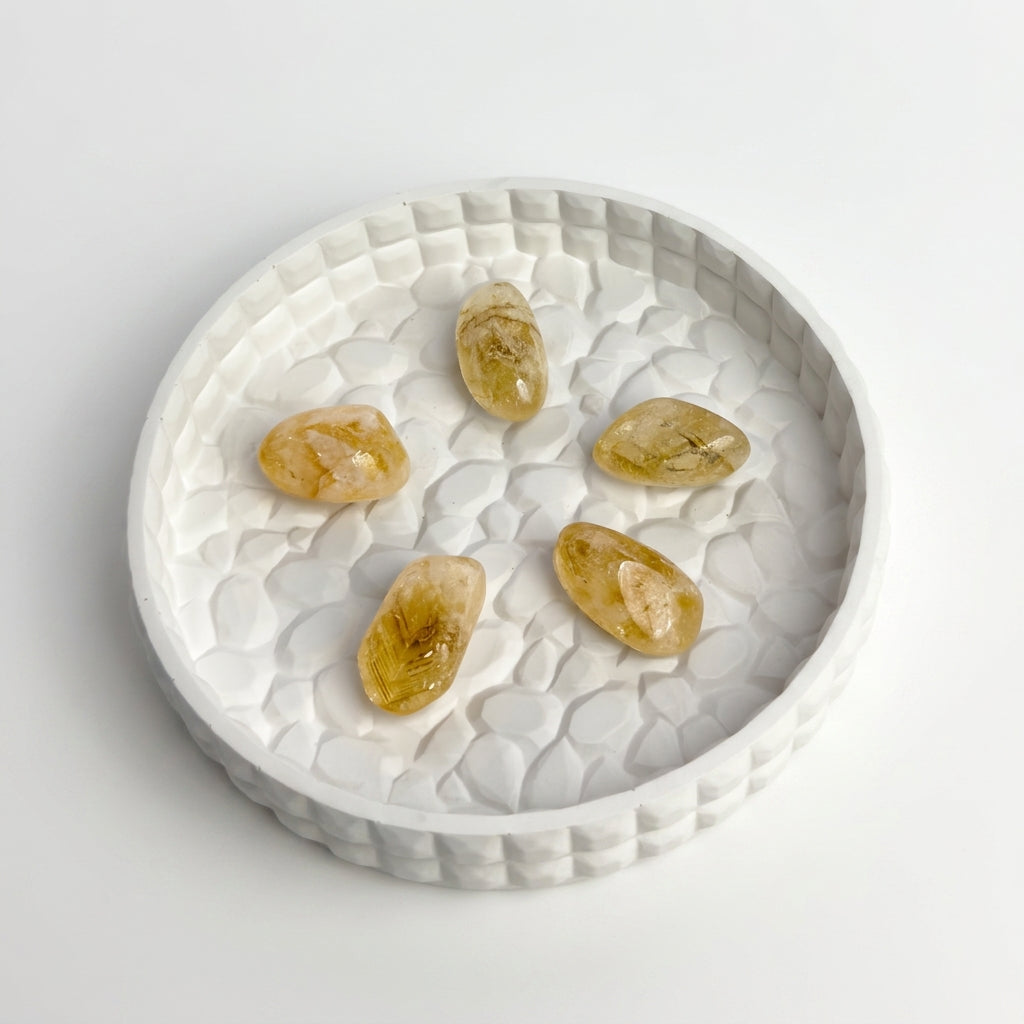 Citrine Tumble Stone – Natural Wealth Crystal