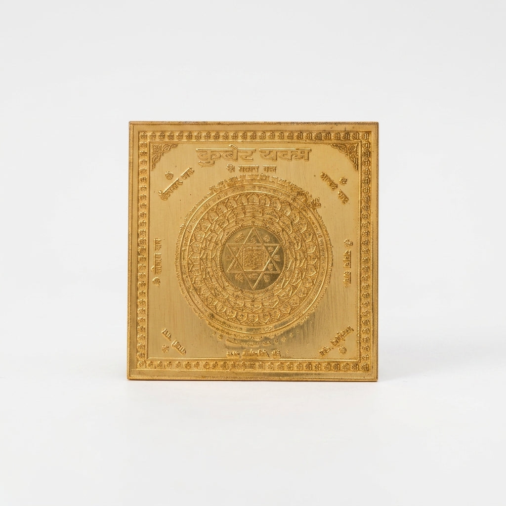 Kuber Pocket Yantra - Laminated Copper (2 x 2 in)