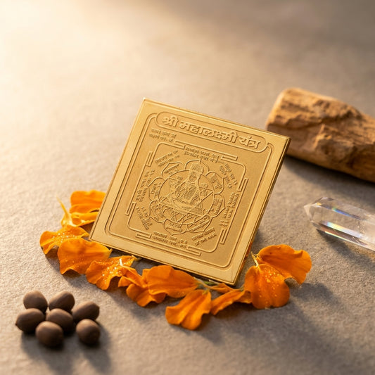 Shree Mahalakshmi Pocket Yantra - Laminated Copper (2 x 2 in)