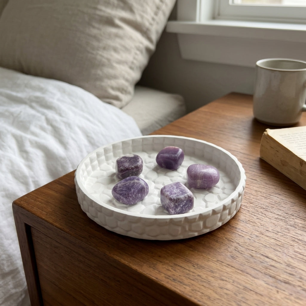 Lepidolite Tumble Stone – Natural Calming Crystal