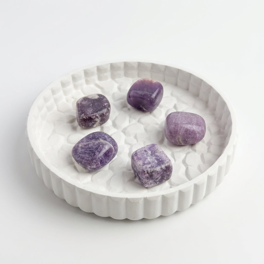 Lepidolite Tumble Stone – Natural Calming Crystal