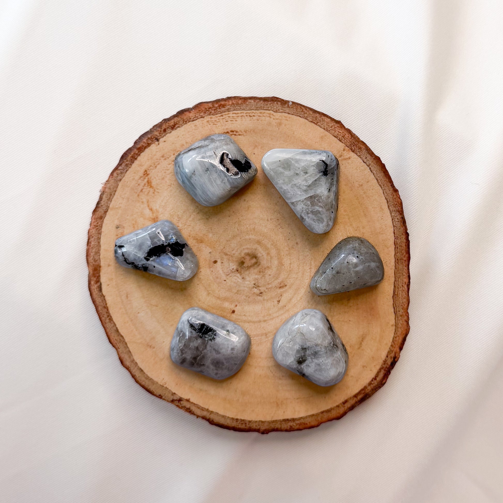 Moonstone Tumble Stone – Natural Polished Crystal