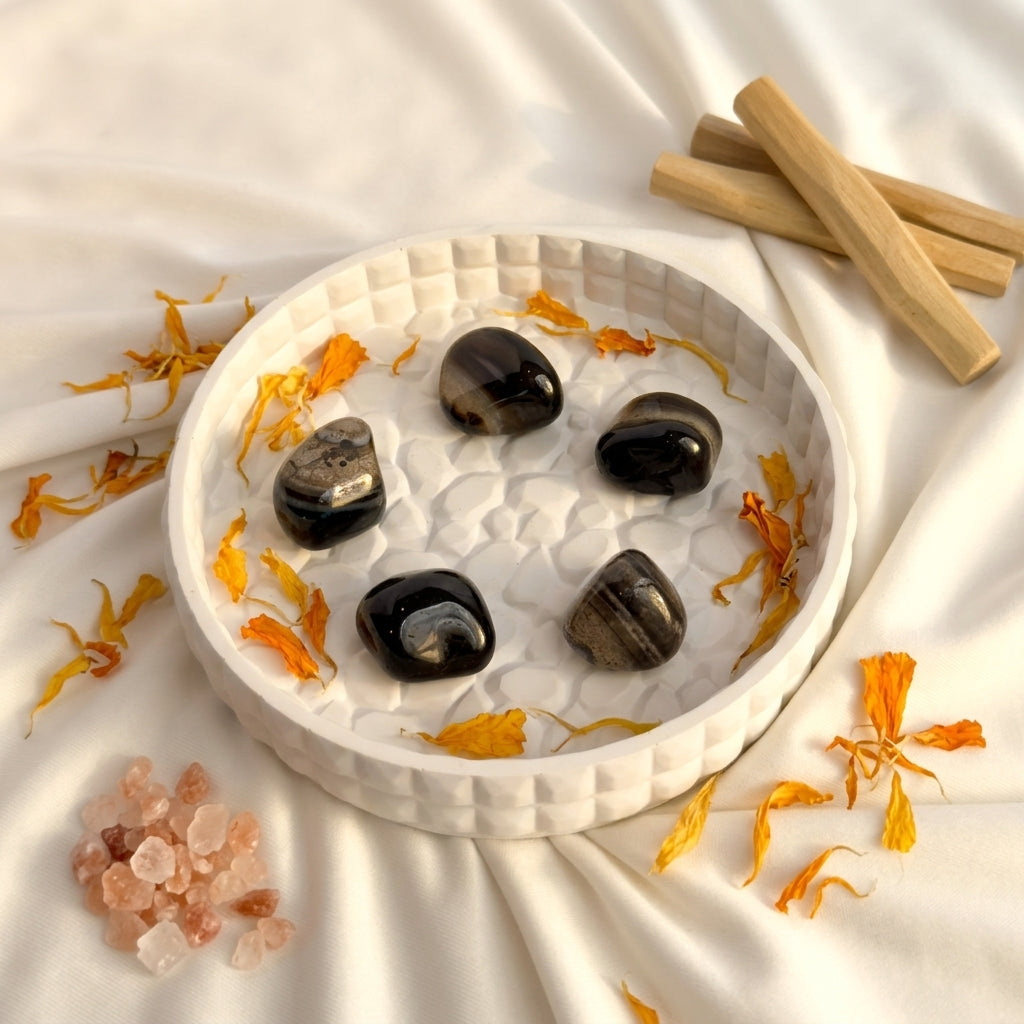 Black Onyx Tumble Stone – Protection Crystal