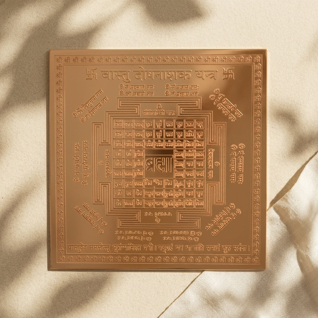 Vastu Dosh Nivaran Yantra – Framed Copper 4x4 Inch