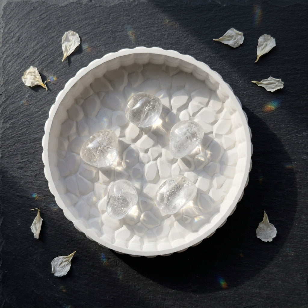 Clear Quartz Tumble Stone – Natural Polished Crystal