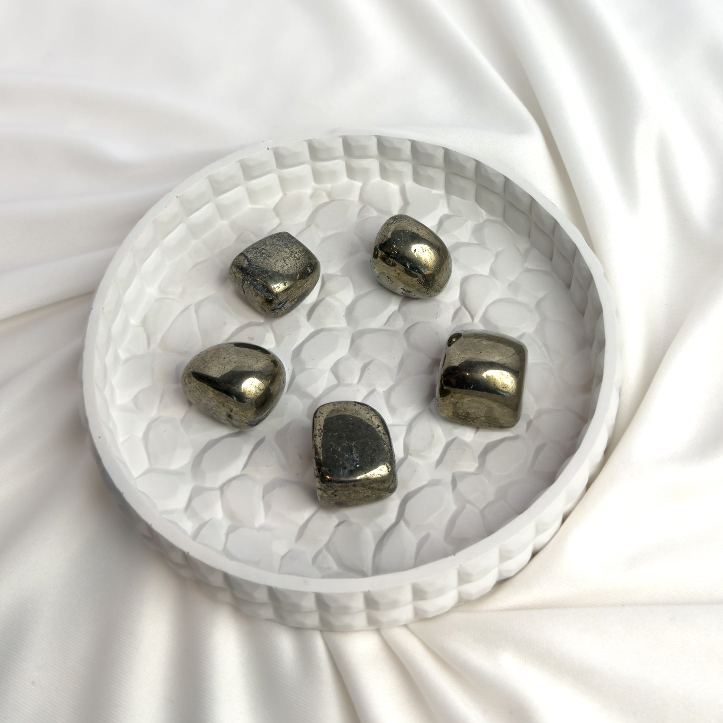 Pyrite Tumble Stone – Natural Money Crystal