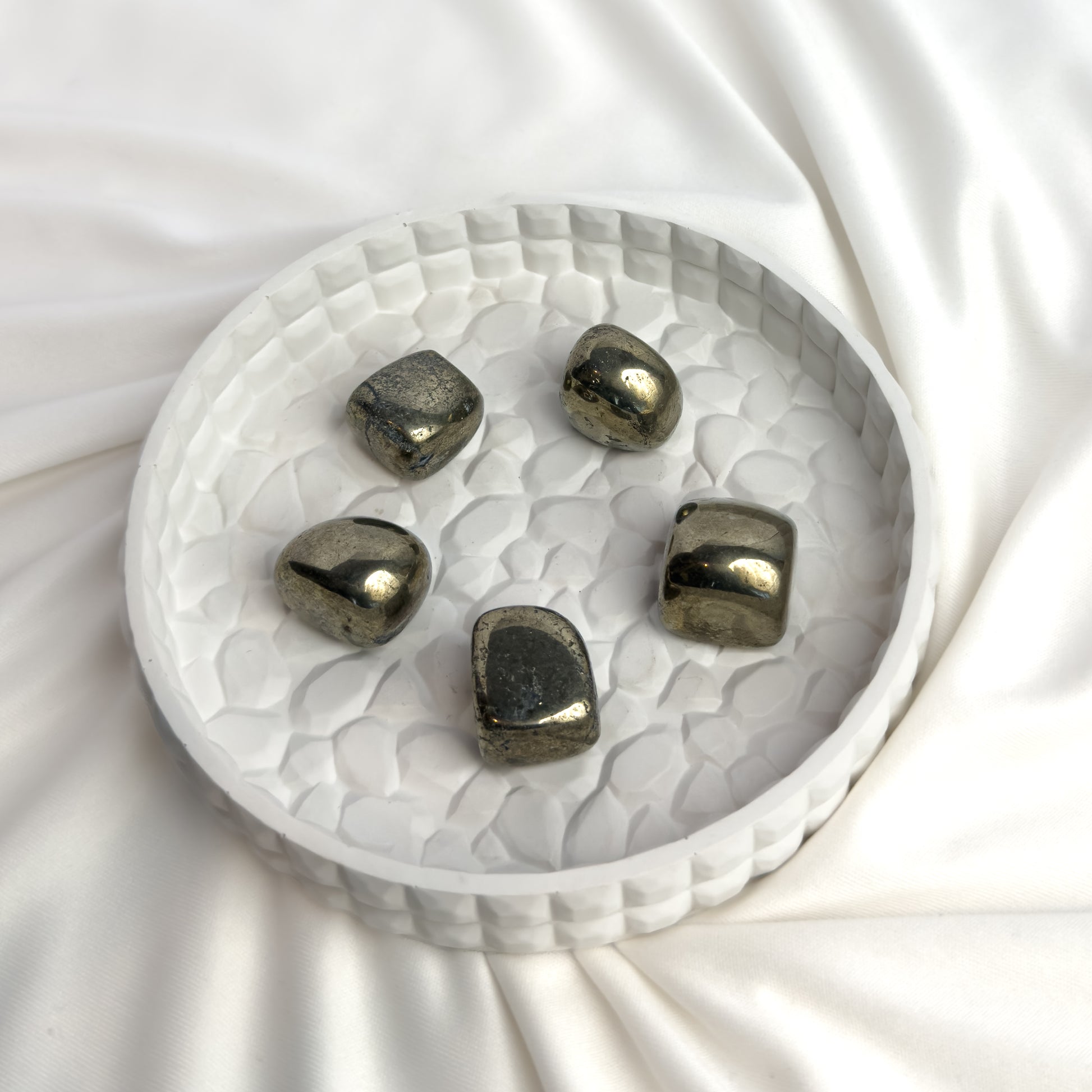 Pyrite Tumble Stone – Natural Money Crystal