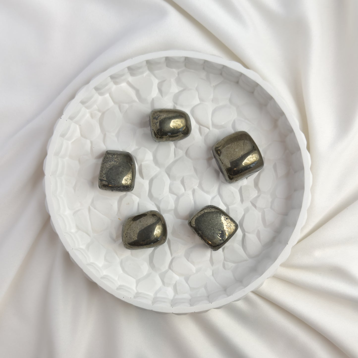 Pyrite Tumble Stone – Natural Money Crystal