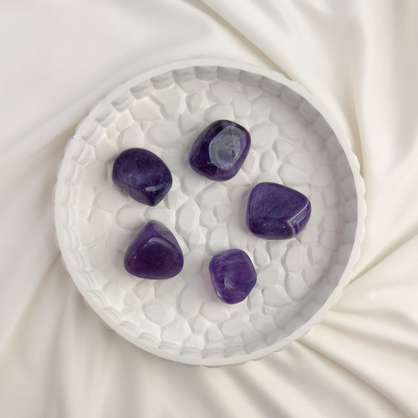Amethyst Tumble Stone – Natural Polished Crystal