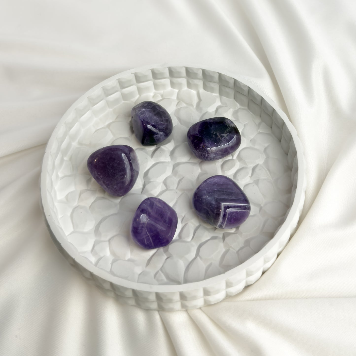 Amethyst Tumble Stone – Natural Polished Crystal
