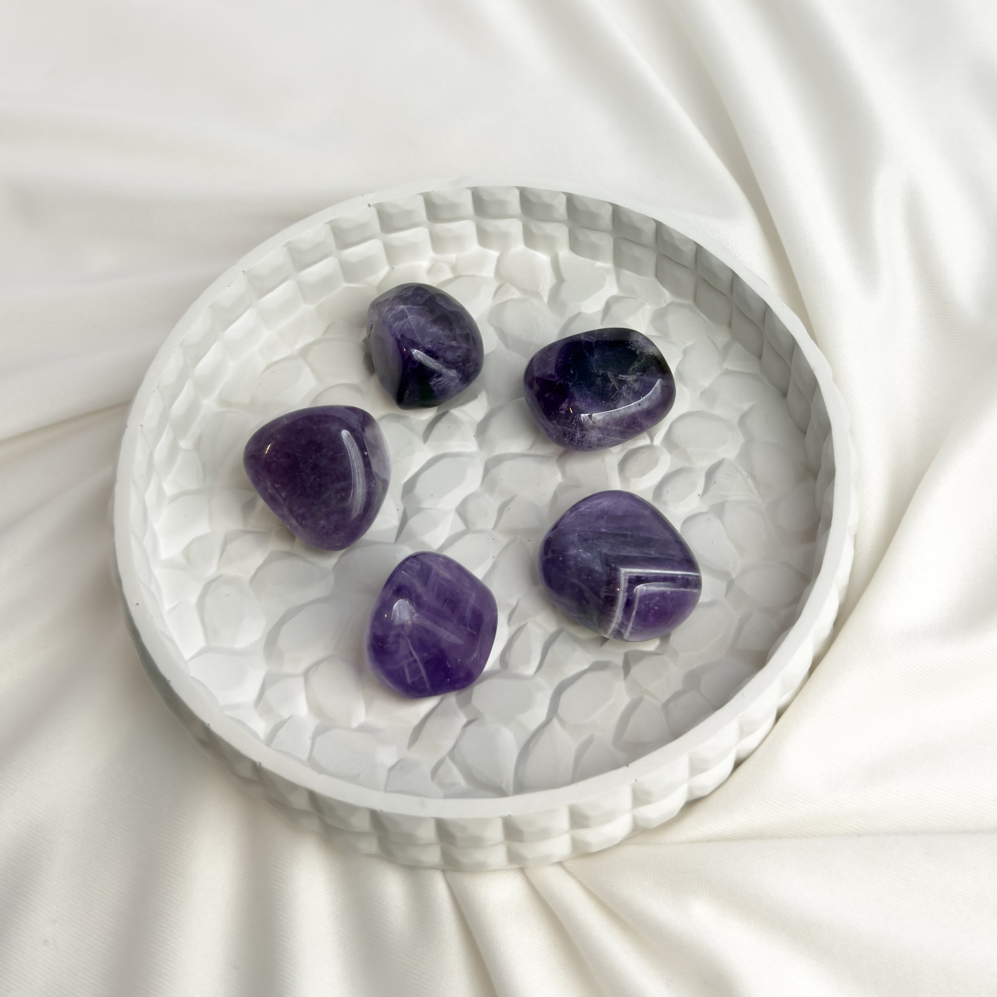 Amethyst Tumble Stone – Natural Polished Crystal