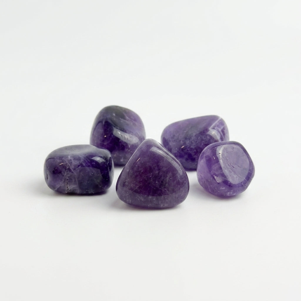 Amethyst Tumble Stone – Natural Polished Crystal