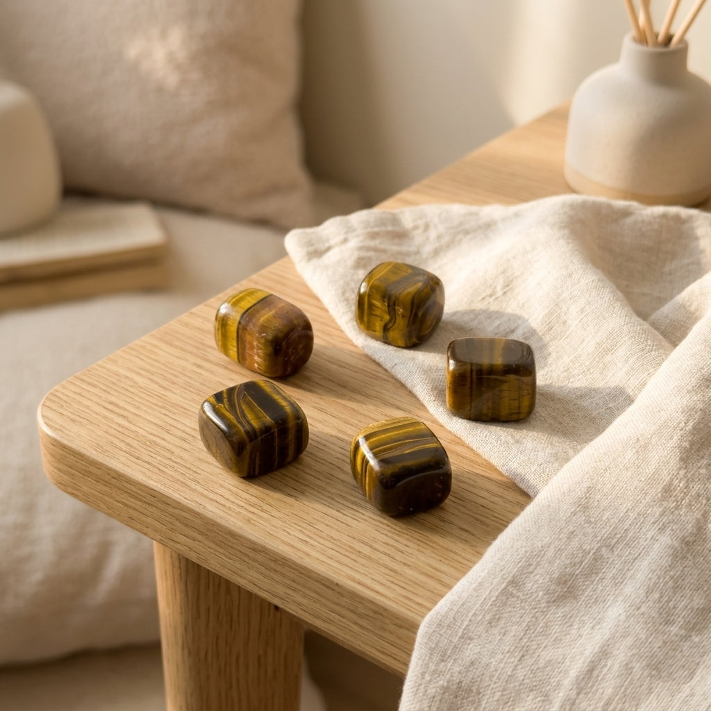 Tiger's Eye Tumble Stone – Natural Crystal