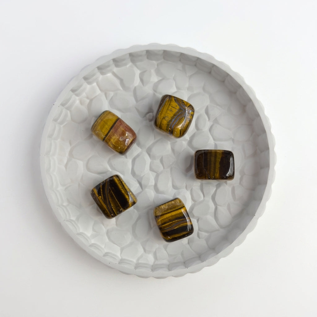 Tiger's Eye Tumble Stone – Natural Crystal
