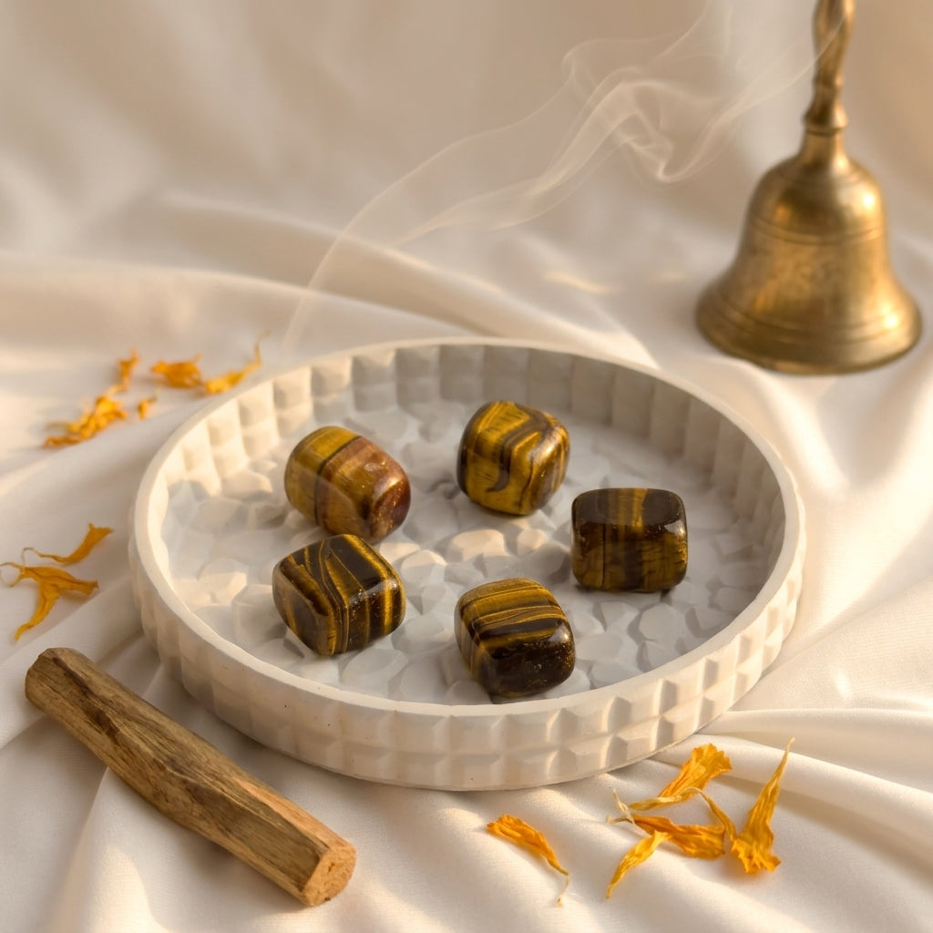 Tiger's Eye Tumble Stone – Natural Crystal
