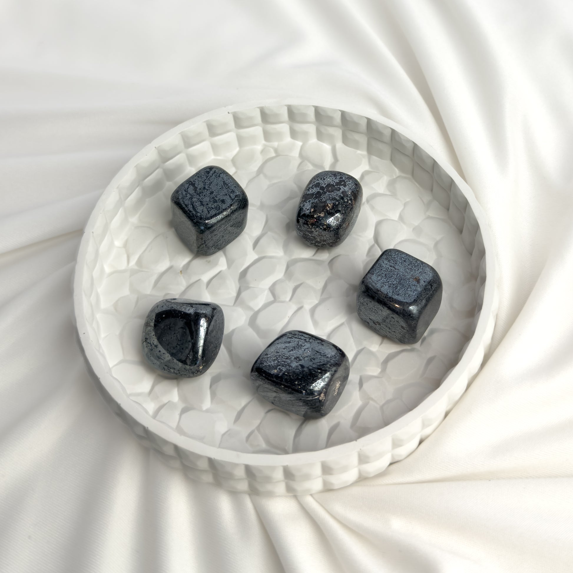 Hematite Tumble Stone – Natural Grounding Crystal